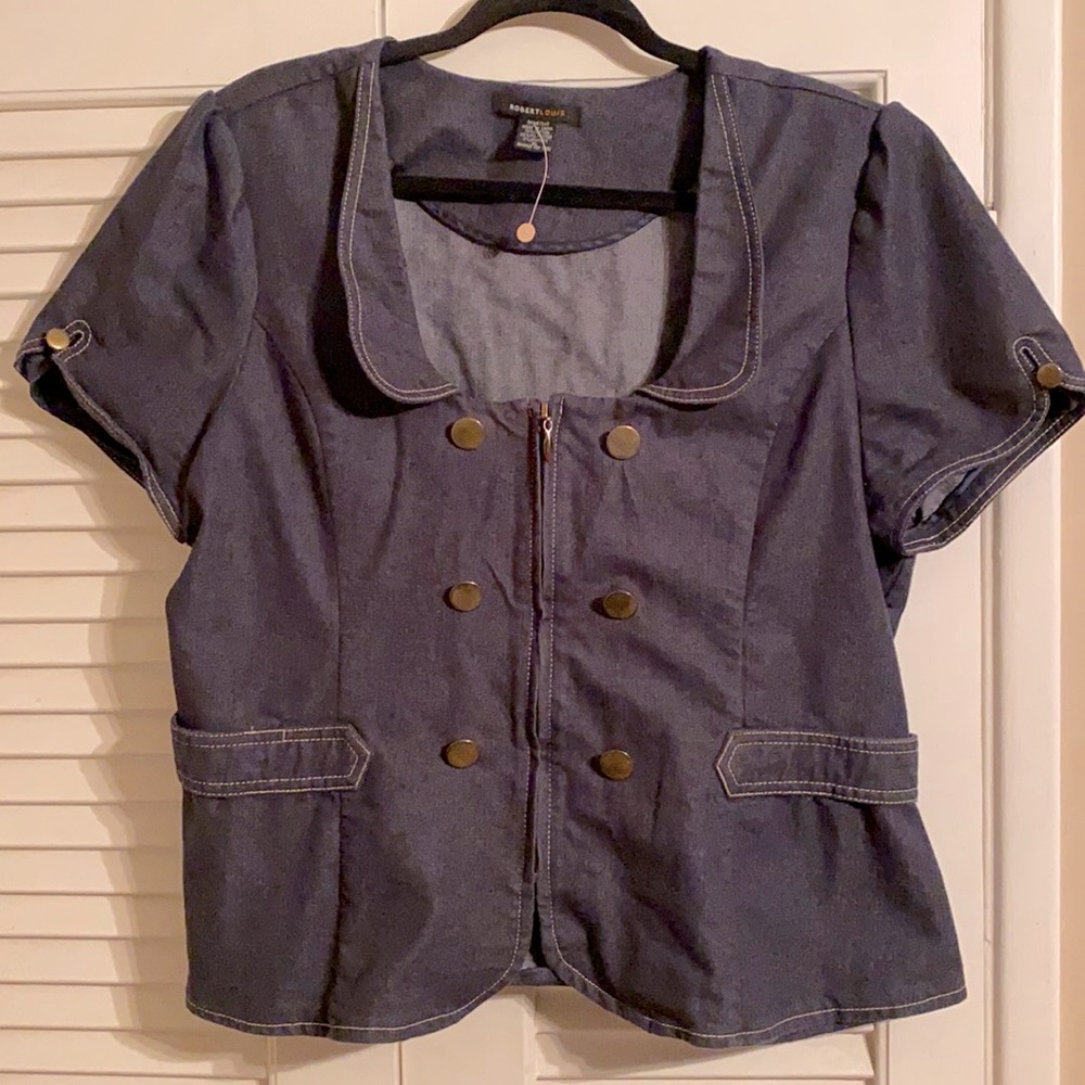 Robert Louis denim shirt. Size XL